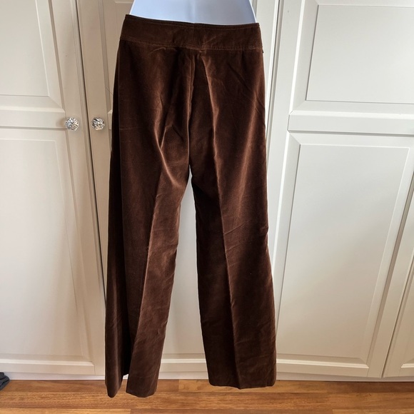 Vintage 1965-1970 Wrangler Brown Velvet Wide Leg Vintage Size 14 Size 6 US - Picture 3 of 11
